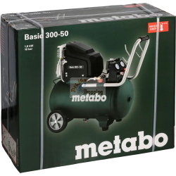 Metabo Basic 300-50 Kompressor è un compressore d'aria per applicazioni base, ideale per lavori leggeri.