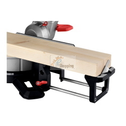 Metabo Set KGS 216 M + KSU 251, troncatrice professionale con supporto per tagli precisi e stabilità in cantiere.