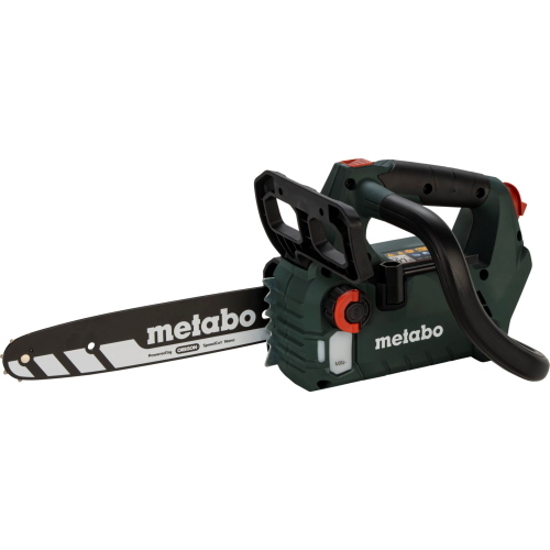 Metabo MS 18 LTX BL 25 motosega a batteria 18V con motore brushless per taglio preciso e senza fili.