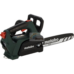 Metabo MS 18 LTX BL 25 motosega a batteria 18V con motore brushless per taglio preciso e senza fili.