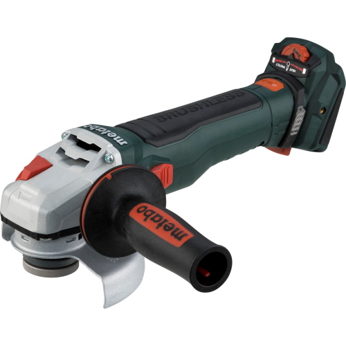 Metabo WVB 18 LT BL 11-125 Quick, flessibile a batteria professionale da 125 mm con motore brushless e cambio disco rapido senza attrezzi.