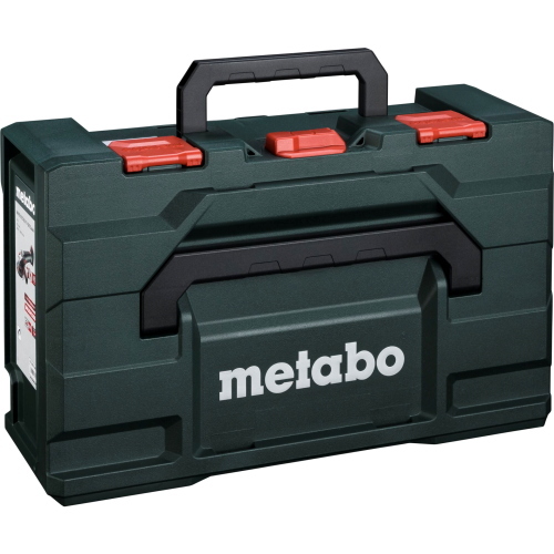 Metabo WVB 18 LT BL 11-125 Quick, flessibile a batteria professionale da 125 mm con motore brushless e cambio disco rapido senza attrezzi.