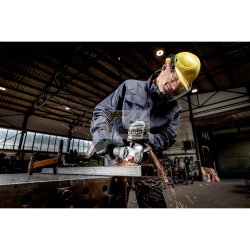 Metabo WVB 18 LT BL 11-125 Quick, flessibile a batteria professionale da 125 mm con motore brushless e cambio disco rapido senza attrezzi.