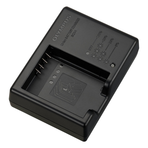 Olympus BCH-1 caricabatterie originale per batteria BLH-1, ricarica sicura e veloce per fotocamere Olympus.