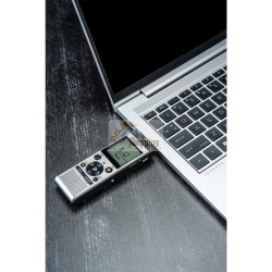 OM system WS-882 registratore vocale digitale portatile con 4GB di memoria interna per cattura audio.
