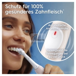 Oral-B iO Series 2 Calm Pink spazzolino elettrico ricaricabile con custodia da viaggio per una pulizia profonda e delicata.
