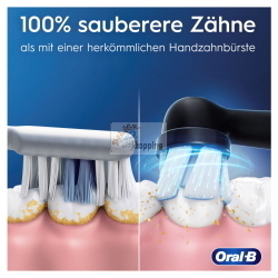 Oral-B iO Series 2 spazzolino elettrico con due manici, disponibile nei colori Night Black e Forest Green.