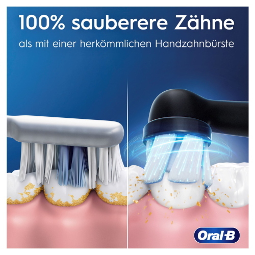 Oral-B iO Series 2 spazzolino elettrico con due manici, disponibile nei colori Night Black e Forest Green.