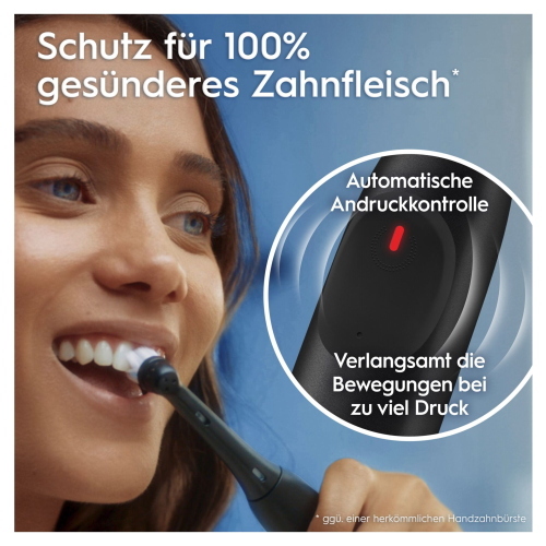 Oral-B iO Series 2 spazzolino elettrico con due manici, disponibile nei colori Night Black e Forest Green.