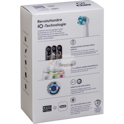 Oral-B iO Series 6 White + Etui è uno spazzolino elettrico bianco con custodia di trasporto inclusa.