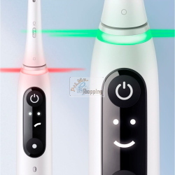 Oral-B iO Series 6 White + Etui è uno spazzolino elettrico bianco con custodia di trasporto inclusa.