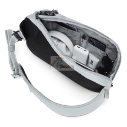 Pacsafe V Tech Sling borsa a tracolla sling digital grau, colore grigio digitale.