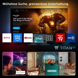 Philips 48OLED760 / 12 TV OLED 48 pollici con tecnologia per immagini nere profonde e colori vivaci