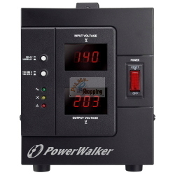 PowerWalker AVR 1500 SIV FR, regolatore automatico di tensione per proteggere le apparecchiature elettroniche da sovratensioni e fluttuazioni di rete.