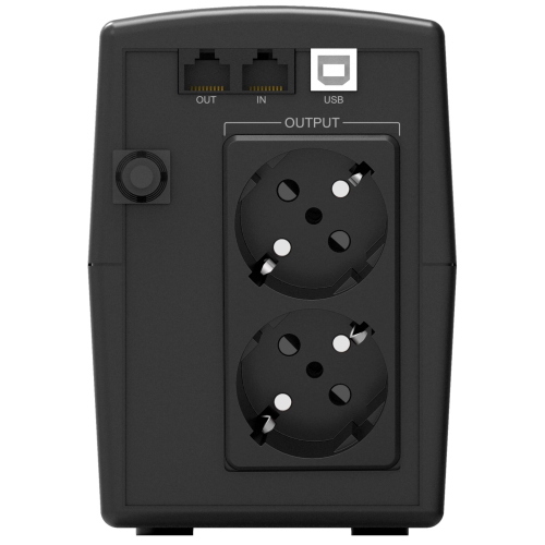 PowerWalker Basic VI 600 STL, UPS 600VA / 360W, protegge computer e periferiche da interruzioni.