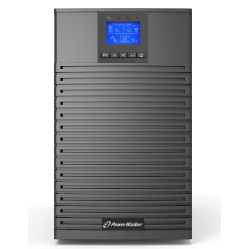 PowerWalker VFI 3000 ICT IoT è un UPS online doppia conversione da 3000VA / 3000W con connettività IoT per il monitoraggio remoto.