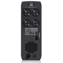PowerWalker VI 1000 CSW è un UPS line-interactive da 1000VA / 600W con onda sinusoidale pura e display LCD per proteggere apparecchiature sensibili.