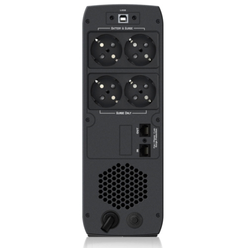 PowerWalker VI 1000 CSW è un UPS line-interactive da 1000VA / 600W con onda sinusoidale pura e display LCD per proteggere apparecchiature sensibili.