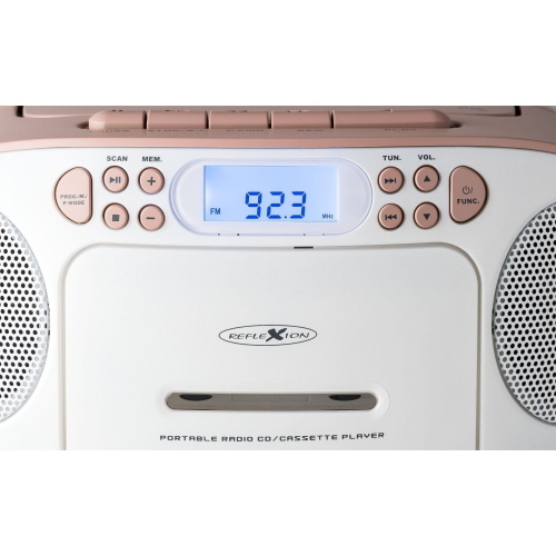 Reflexion RCR2260 bianco e rosa è un prodotto elettronico della marca Reflexion dal design bicolore moderno.
