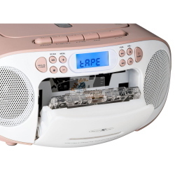 Reflexion RCR2260 bianco e rosa è un prodotto elettronico della marca Reflexion dal design bicolore moderno.