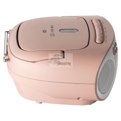 Reflexion RCR2260DAB weiß / pink è una radio portatile con ricezione DAB+ e FM dal design bicolore bianco e rosa.