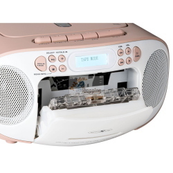 Reflexion RCR2260DAB weiß / pink è una radio portatile con ricezione DAB+ e FM dal design bicolore bianco e rosa.
