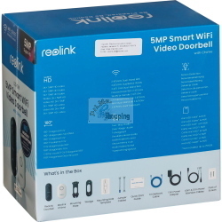 Reolink D340W videocitofono wireless 5 MP per esterno con sensore ad alta risoluzione.