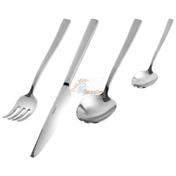 Sambonet Rock set di posate da 24 pezzi in acciaio inossidabile 18 / 10 dal design moderno e linee pulite.