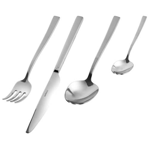 Sambonet Rock set di posate da 24 pezzi in acciaio inossidabile 18 / 10 dal design moderno e linee pulite.