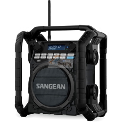 Sangean U-4 DBT+ Utility 40 Black è una radio portatile robusta con connettività Bluetooth e design resistente, ideale per l'ascolto in outdoor.