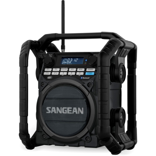 Sangean U-4 DBT+ Utility 40 Black è una radio portatile robusta con connettività Bluetooth e design resistente, ideale per l'ascolto in outdoor.