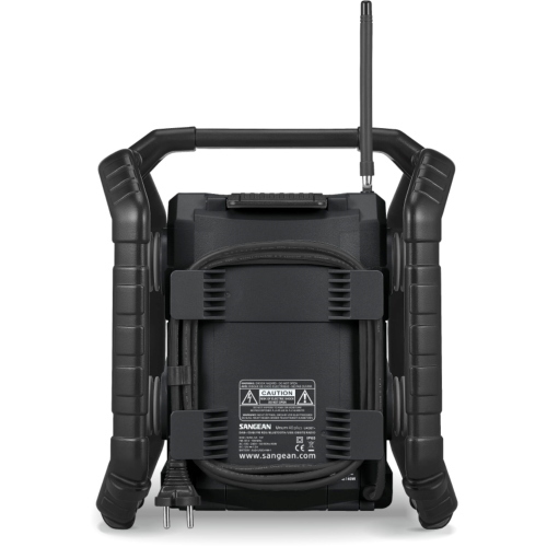 Sangean U-4 DBT+ Utility 40 Black è una radio portatile robusta con connettività Bluetooth e design resistente, ideale per l'ascolto in outdoor.
