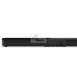 Sharp HT-SB100 soundbar nera per TV, ideale per migliorare l'audio domestico con design compatto e installazione semplice.
