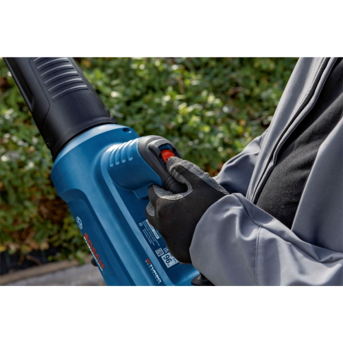 Bosch GBL 18V-750, soffiatore a batteria professionale senza fili per giardino, utensile solo compatibile con sistema Bosch 18V.