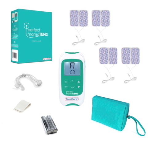 TensCare Perfect mama è un dispositivo TENS per il supporto del benessere in gravidanza e post-parto.
