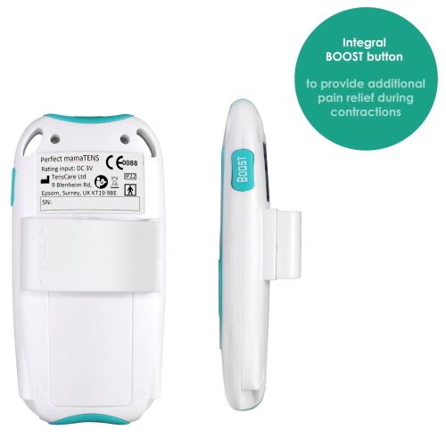 TensCare Perfect mama è un dispositivo TENS per il supporto del benessere in gravidanza e post-parto.