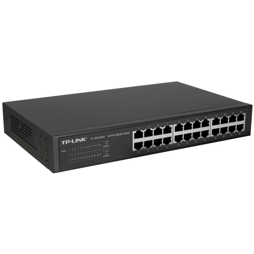 TP-Link TL-SG1024D switch Gigabit non gestito 24 porte fanless per una rete silenziosa e veloce.
