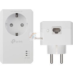 Kit TP-Link TL-WPA7619 KIT per estendere la rete tramite powerline, senza necessità di cavi aggiuntivi.