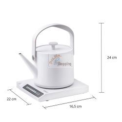 Unold 18210 Blitzkocher Clara, bollitore elettrico per riscaldamento rapido dell’acqua, ideale per l’uso domestico quotidiano.