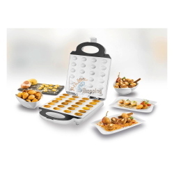 Unold 48360  la macchina per waffle perfetta per preparare in casa gustosi waffle rotondi.