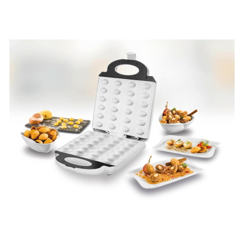 Unold 48360  la macchina per waffle perfetta per preparare in casa gustosi waffle rotondi.