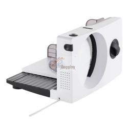 Unold 78860 Allesschneider Curve bianca, affettatrice elettrica per il taglio preciso di alimenti.