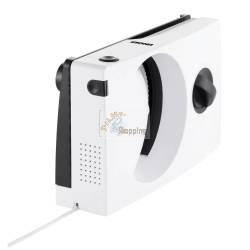 Unold 78860 Allesschneider Curve bianca, affettatrice elettrica per il taglio preciso di alimenti.