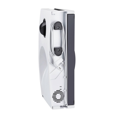 Unold 78860 Allesschneider Curve bianca, affettatrice elettrica per il taglio preciso di alimenti.