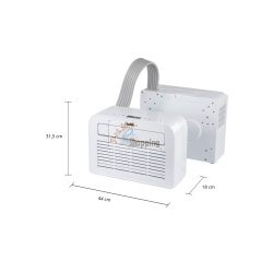Unold 86320 è un climatizzatore mobile split con potenza di raffreddamento 5K, ideale per rinfrescare ambienti domestici e piccoli uffici.