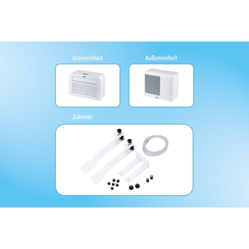 Unold 86320 è un climatizzatore mobile split con potenza di raffreddamento 5K, ideale per rinfrescare ambienti domestici e piccoli uffici.