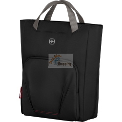 Wenger Motion Vertical Tote è una borsa tote verticale nera, pratica e dal design moderno per l'uso quotidiano.
