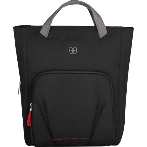 Wenger Motion Vertical Tote è una borsa tote verticale nera, pratica e dal design moderno per l'uso quotidiano.