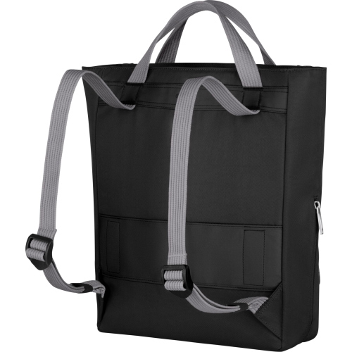 Wenger Motion Vertical Tote è una borsa tote verticale nera, pratica e dal design moderno per l'uso quotidiano.