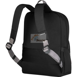 Wenger Motion Rucksack Schwarz, zaino nero della linea Motion, ideale per l’uso quotidiano grazie al design pratico e resistente.